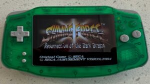 Anbernic RG34XX Retro Handheld mit Game Boy Advance Spiel