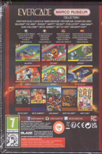 Evercade Namco Museum Collection 1 Cartridge #02 Rückseite