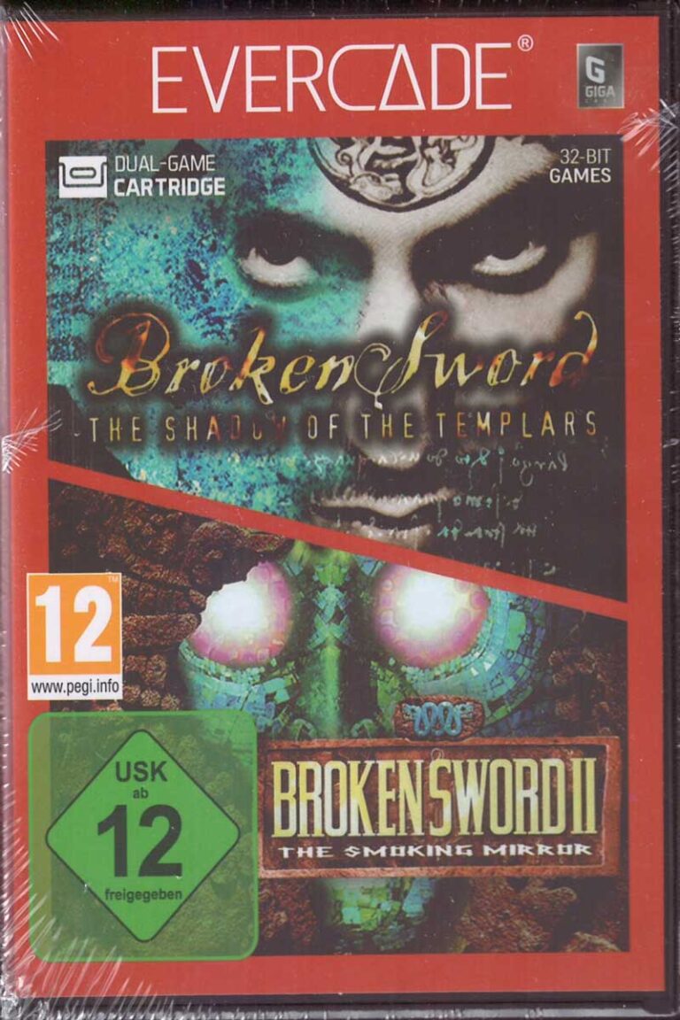 Evercade Broken Sword Collection Cartridge #44 Frontcover