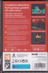 Evercade Duke Nukem Collection 1 #33 Rückseite