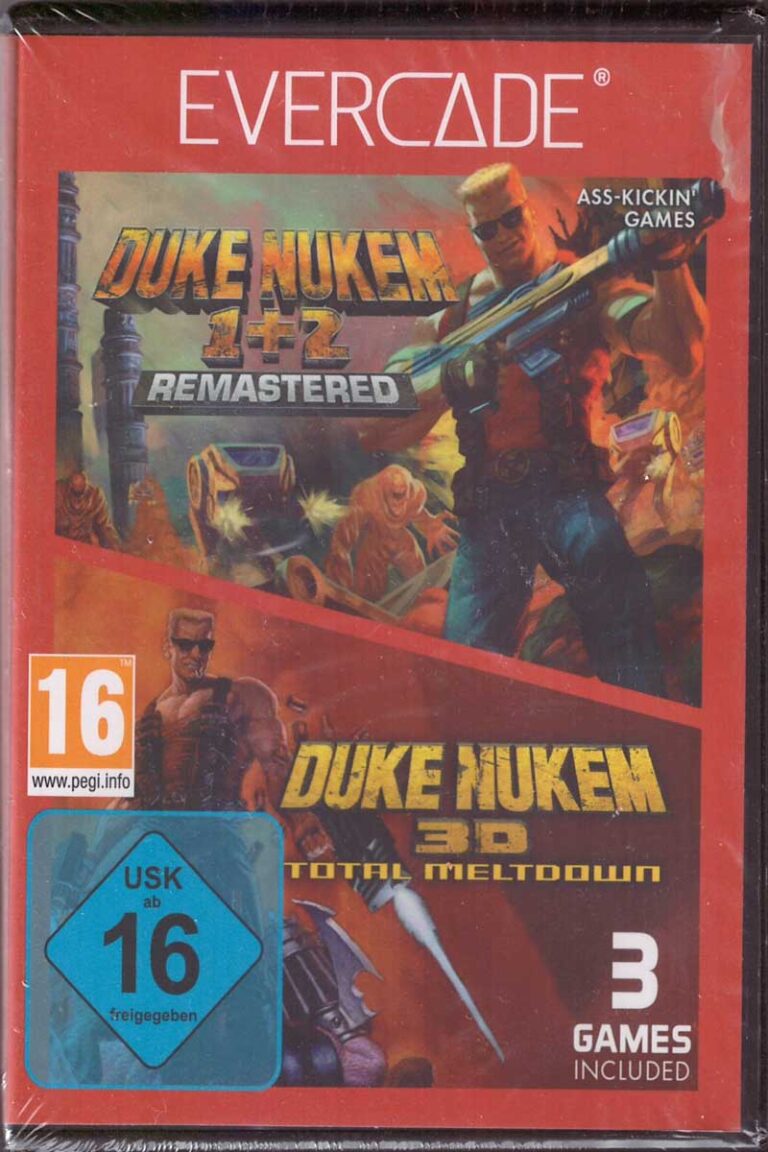 Evercade Duke Nukem Collection 1 Cartridge #33 Frontcover