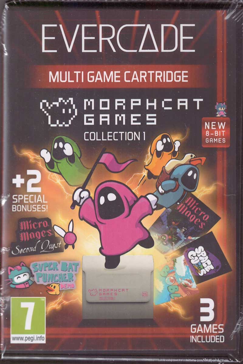 Evercade Morphcat Games Collection 1 Cartridge #25 Frontcover