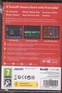 Evercade Sunsoft Collection 1 #31 Rückseite