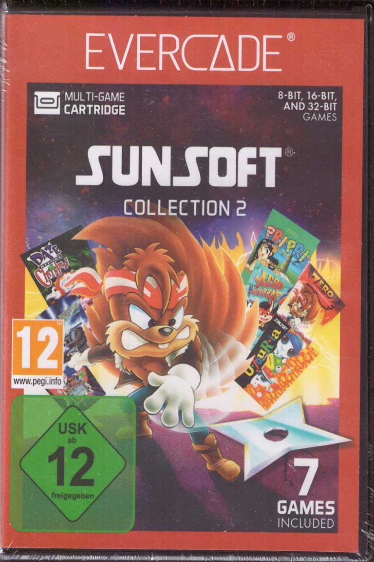 Evercade Sunsoft Collection 2 Cartridge #38 Frontcover