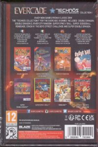 Evercade Technos Collection 1 Cartridge #10 Rückseite