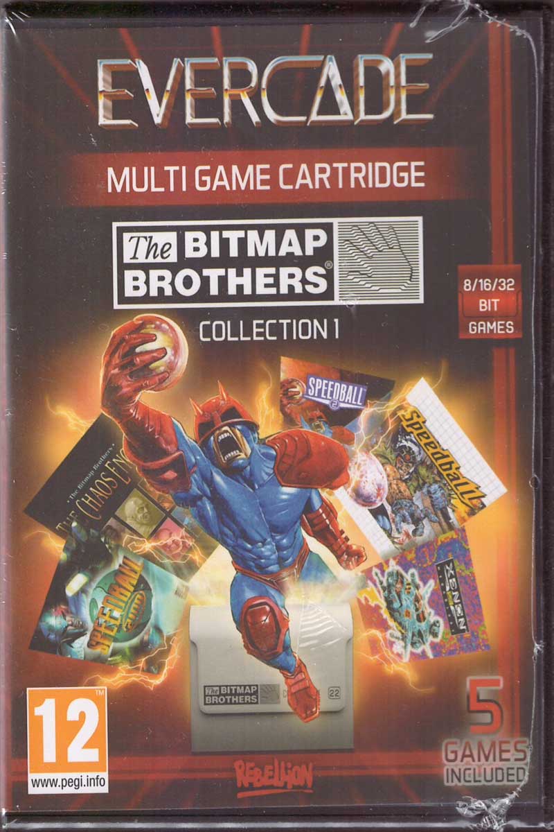 Evercade The Bitmap Brothers Collection 1 Cartridge #22 Frontcover