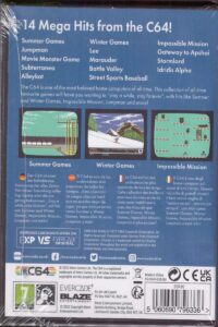 Evercade The C64 Collection 1 #01 Rückseite