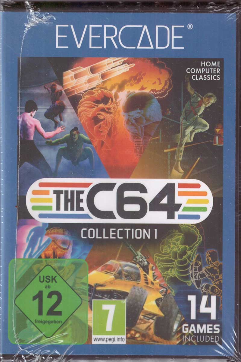 Evercade The C64 Collection 1 Cartridge #01 Frontcover