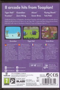 Evercade Toaplan Arcade 1 #08 Rückseite