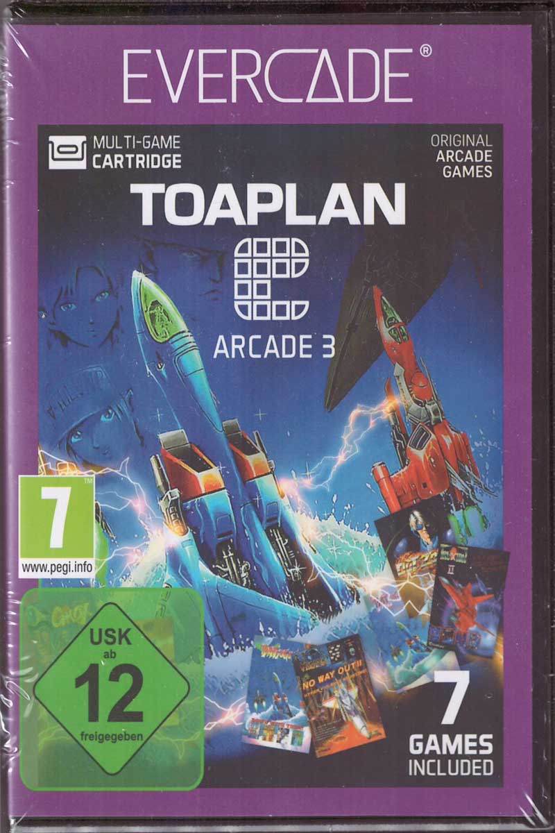 Evercade Toaplan Arcade 3 Cartridge #11 Frontcover