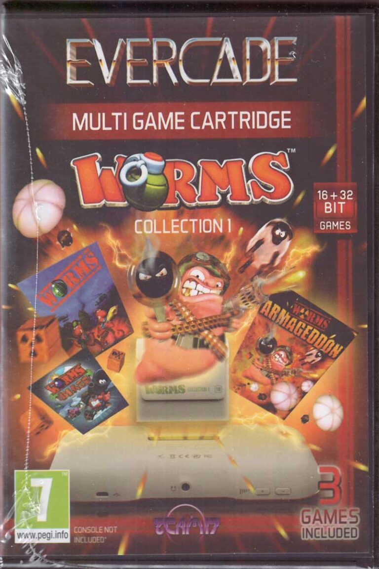Evercade Worms Collection 1 Cartridge #18 Frontcover